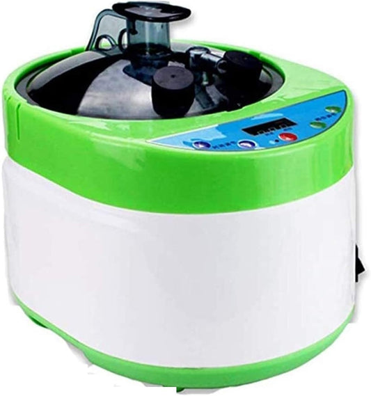 Le generateur de vapeur pour bain avec fermeture par couvercle, avec des elements metalliques