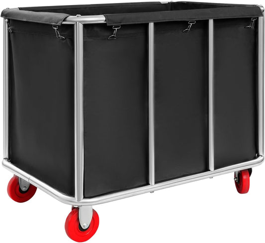 Decouvrez ce chariot a linge en acier inoxydable